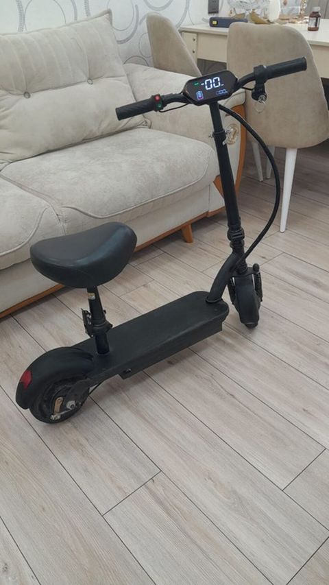 Elektrikli skuter – oturacaqlı model - Rəng: qara - Geniş dəstəklikli — Bakı