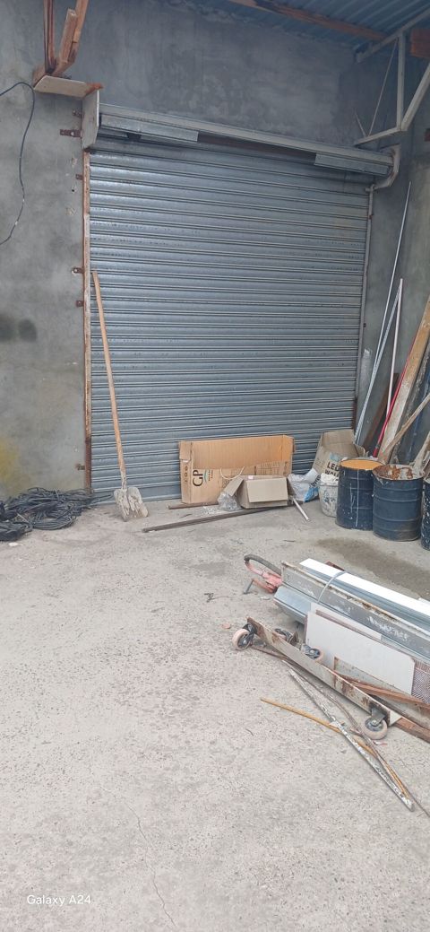 Metal jalüz qapı - Material: galvanizli polad lamellər - Rəng: boz — Mingəçevir