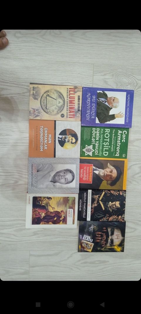 Mətn və publisistika yönümlü 20+ kitabdan ibarət qarışıq dəst. Janr — Mehdiabad