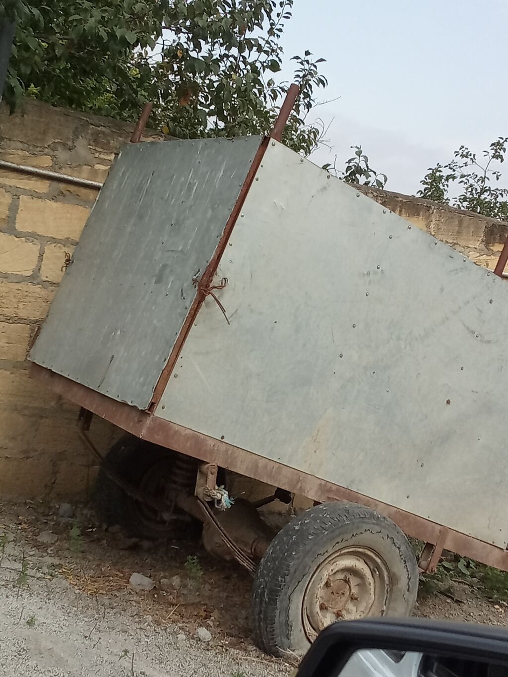 Boş Bekar adamlar yigmasin Metall karkaslı, qoşqu tipli iki təkərli — Qoşqular, Gəncə (3)