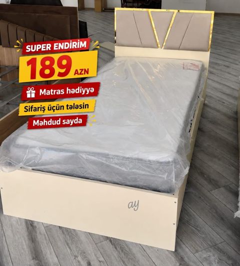 *Təkneferlik Çarpayı* – Rahatlıq və keyfiyyət bir arada Ölçü — Saray