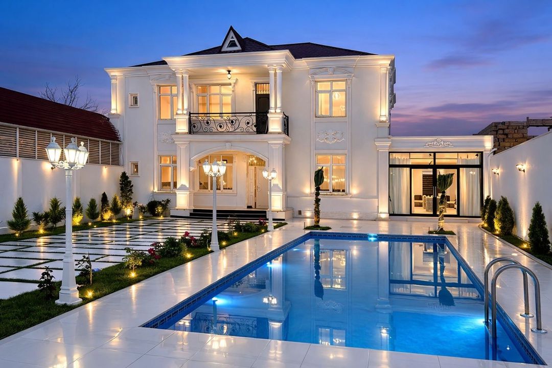 İcarəyə verilir 5 otaqlı həyət evi/bağ evi 360 m² — Ev, villa, Bakı (2)