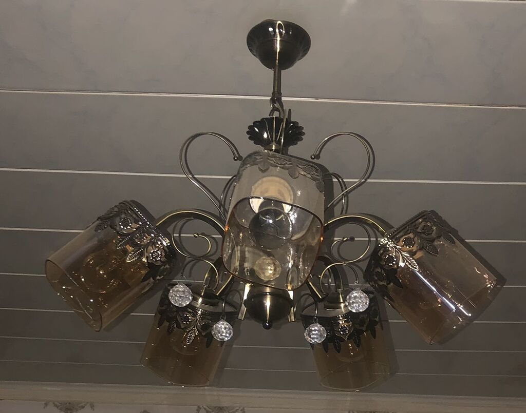 Çılçıraq, 5 lampa, Metal — İşıqlandırma, Bakı (3)