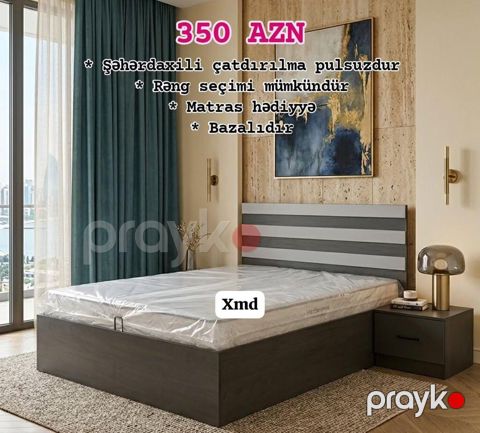 Modern dizaynda taxt-baza dəsti - Qiymət: 350 AZN - Şəhərdaxili — Bakı