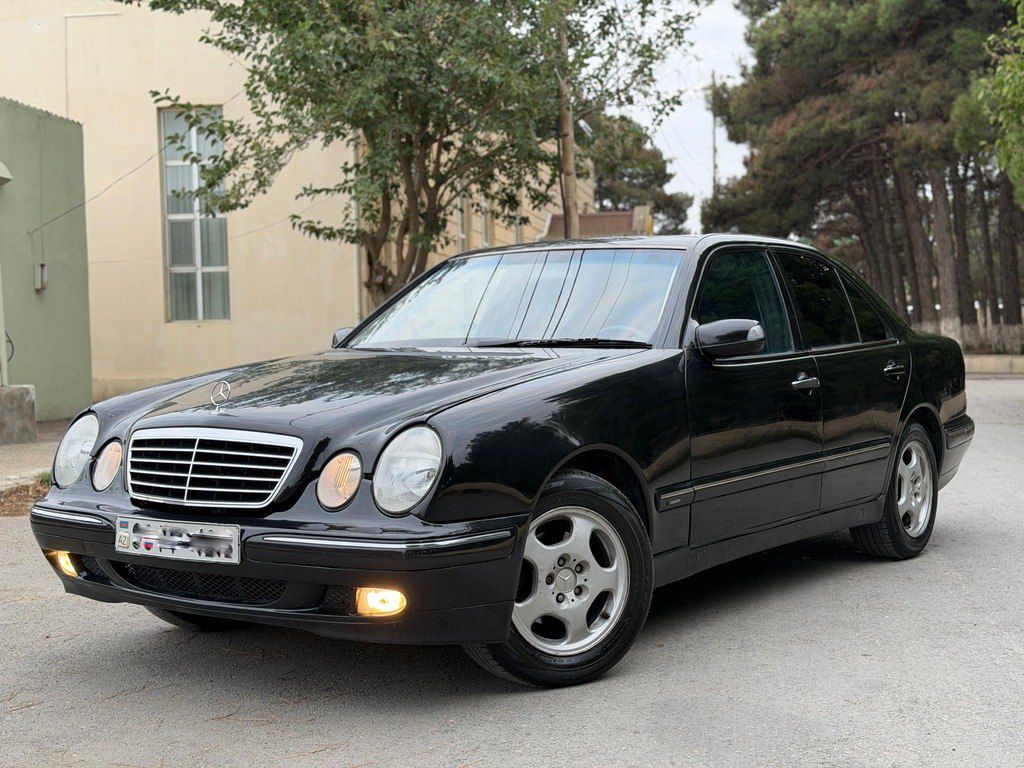 Mercedes E 240, 2.4 L, 1999 il, 420 000 km — Avtomobillər, Sumqayıt (4)