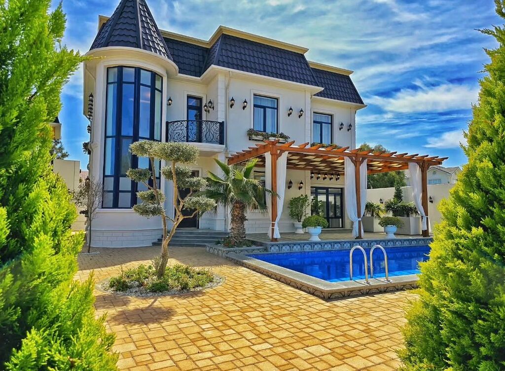 Satılır 7 otaqlı həyət evi/bağ evi 400 m² — Ev, villa, Bakı (2)