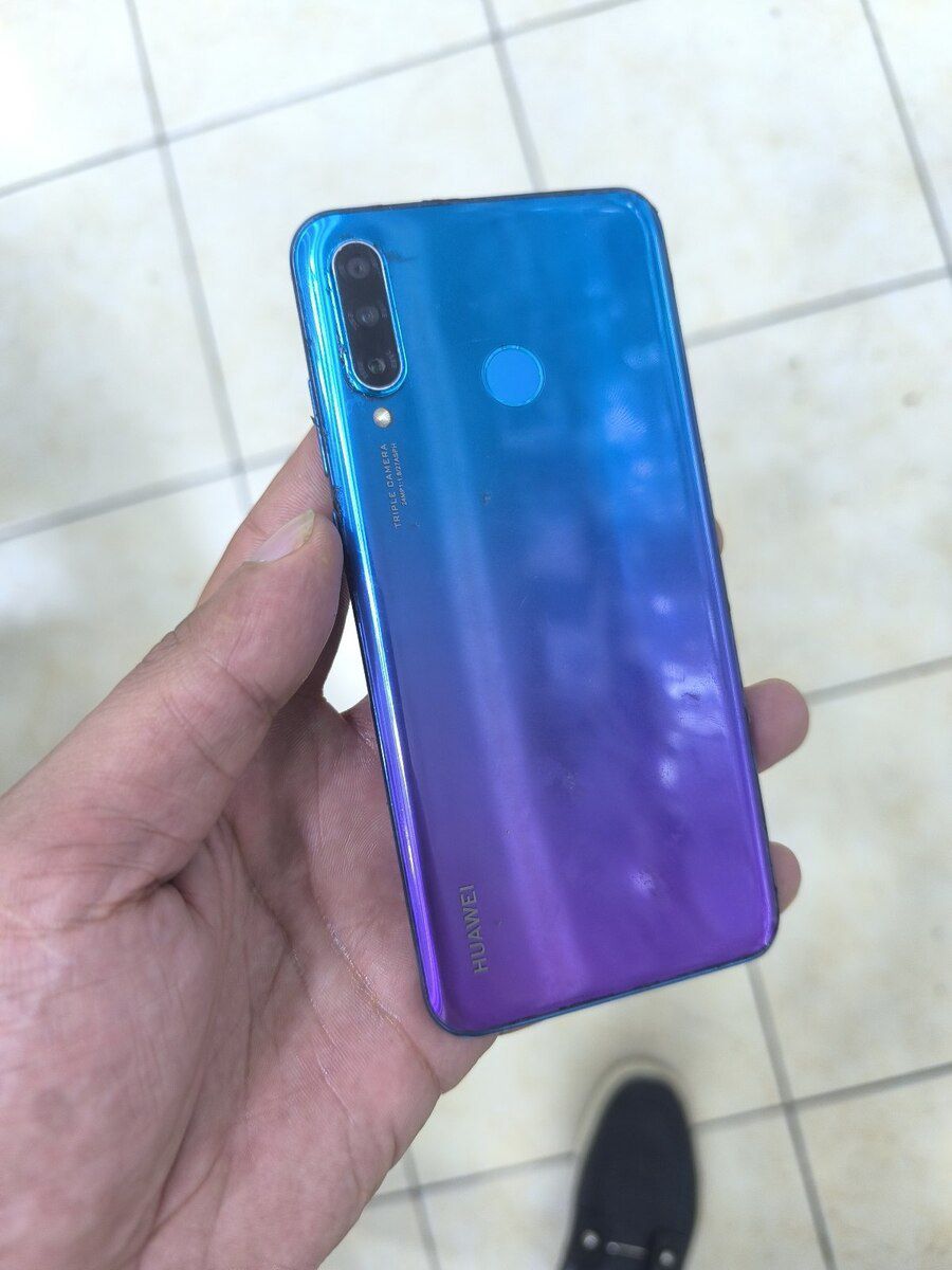 Huawei P30 Lite Peacock Blue 128GB/4GB — Smartfonlar, Bakı (2)