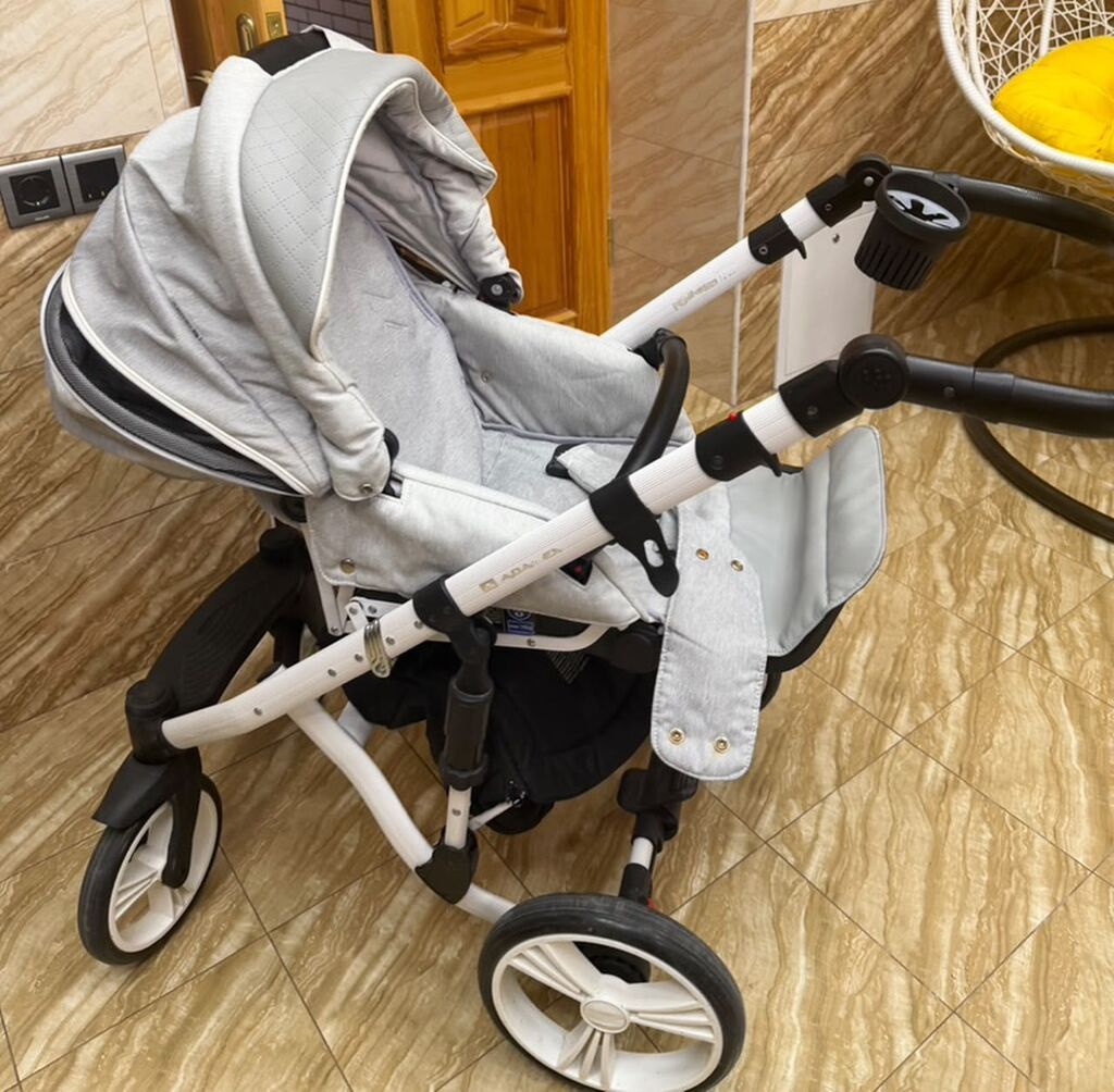 Uşaq arabası – çoxfunksiyalı 2-in-1 model (körpə beşiyi + gəzinti — Uşaq nəqliyyatı, Şəki (2)