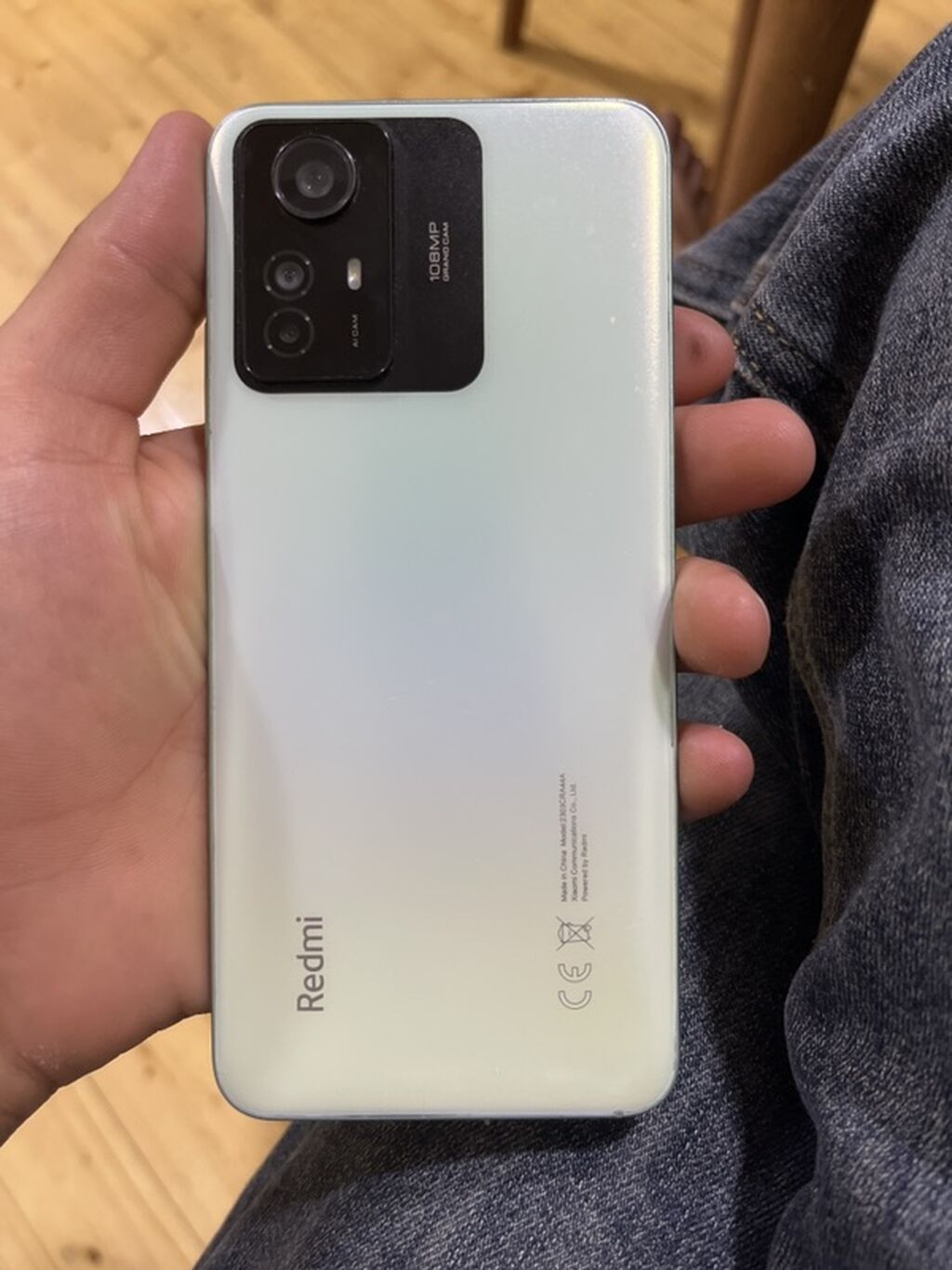 Redmi 12, 256 GB, rəng - Yaşıl, Qırıq — Elektronika, Qobu (3)
