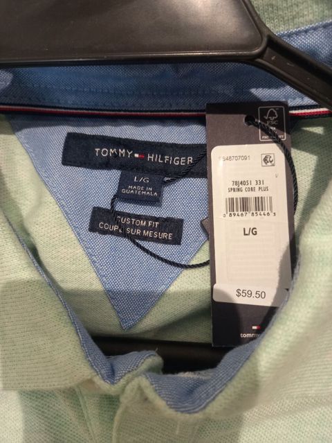 Polo köynək, Tommy Hilfiger, L, rəng - Yaşıl — Bakı