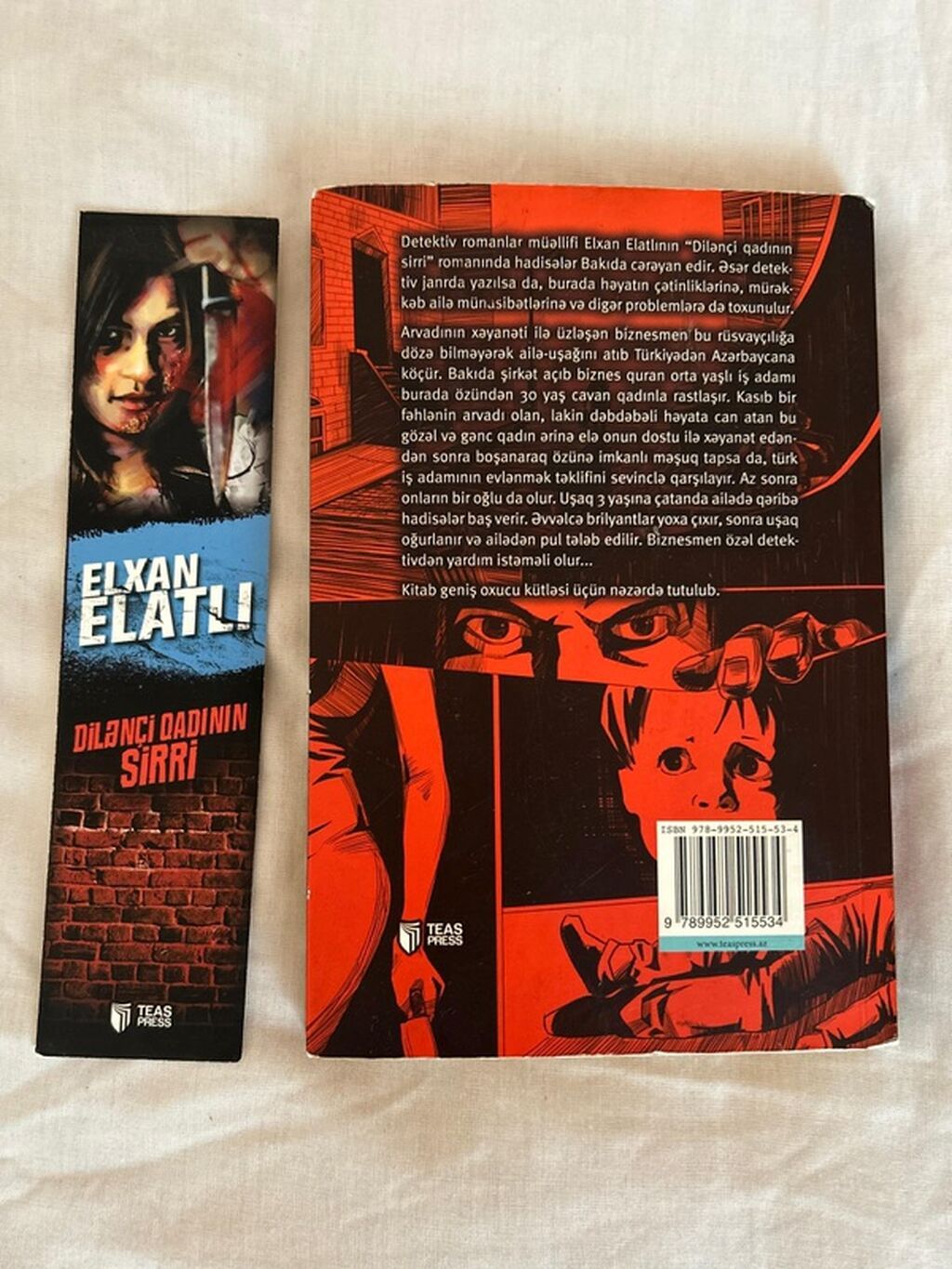 Elxan Elatlının “Dilənçi Qadının Sirri” kitabı - Nəşriyyat: Teas — Kitablar və jurnallar, Bakı (5)