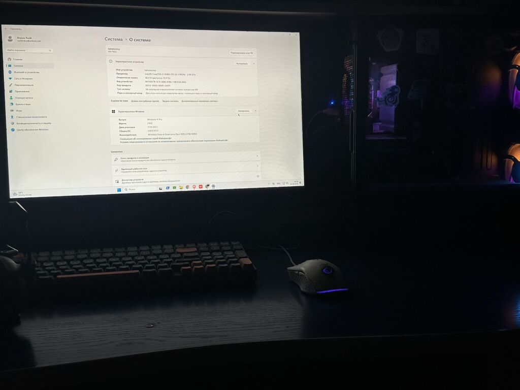 Masaüstü oyun komputeri – Windows 11 Pro (23H2) Texniki göstəricilər — Elektronika, Bakı (3)