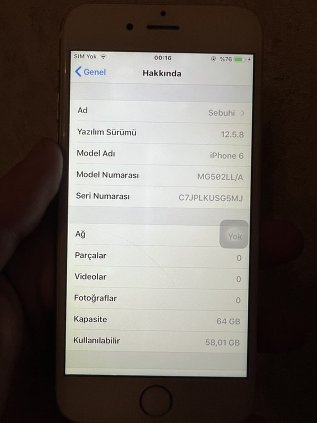 IPhone 6, 64 GB, Qızılı, Barmaq izi — Apple iPhone, Sumqayıt (4)