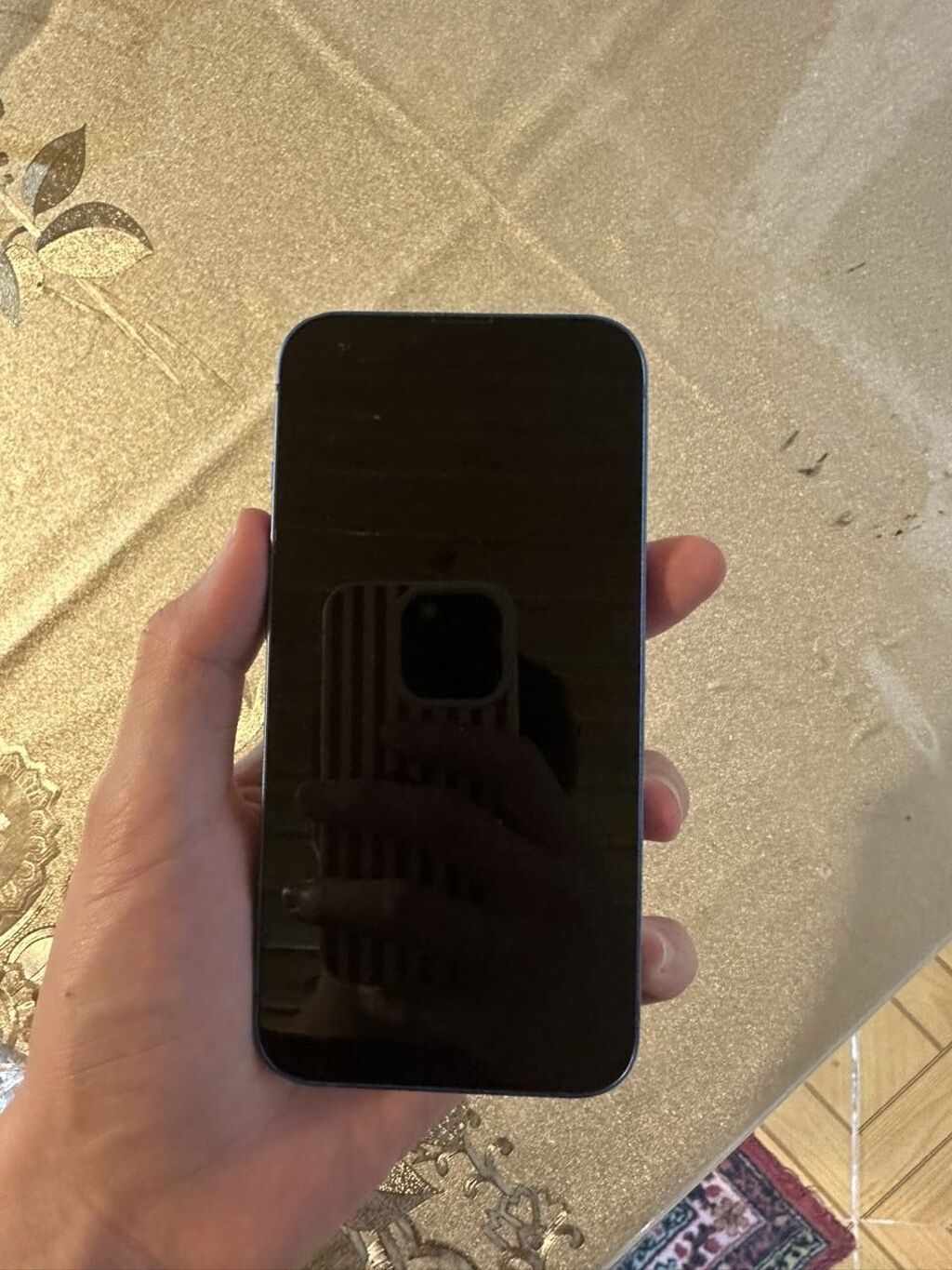 IPhone 13, 128 GB, Mavi, Barmaq izi, Face ID — Apple iPhone, Qazax (4)