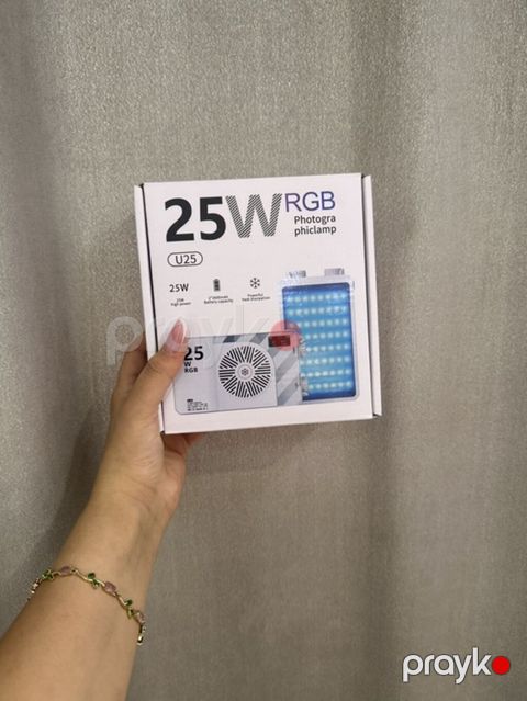 RGB foto/video işıq paneli – 25W (U25) - Güc: 25W - Rəng: RGB — Bakı