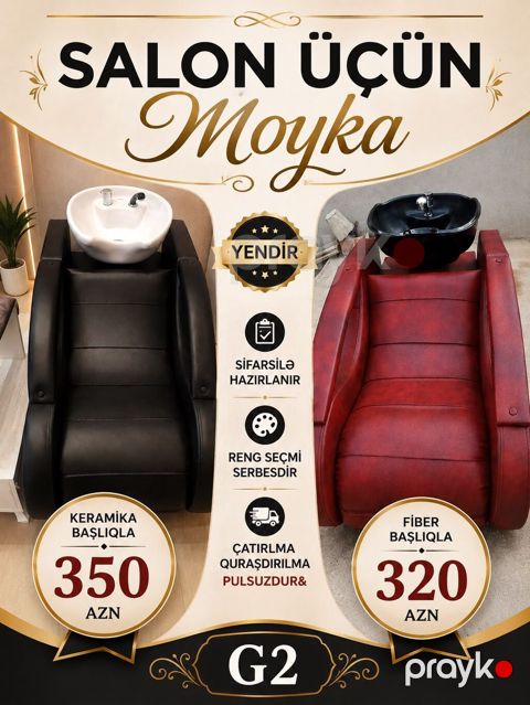 Salon üçün Moyka – G2 model - Sifarişlə hazırlanır - Rəng seçimi — Mehdiabad
