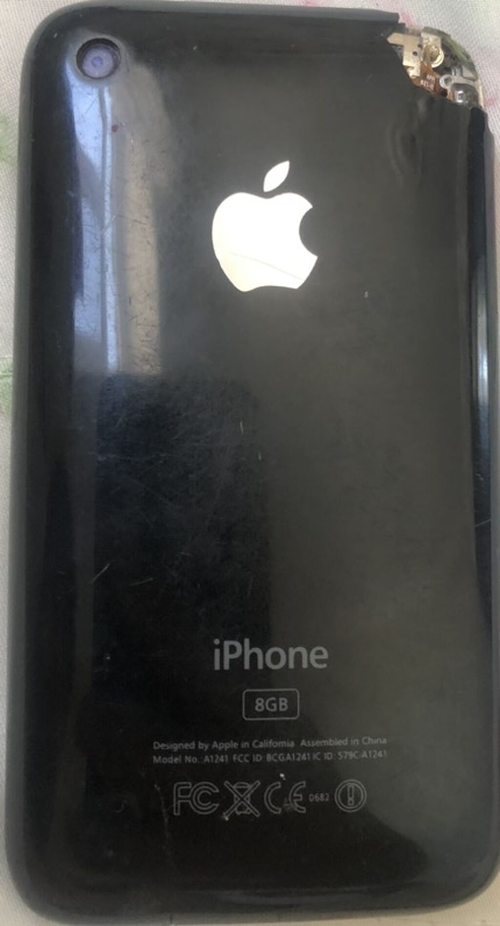 16 GB, Qara, Qırıq — Apple iPhone, Xırdalan (2)