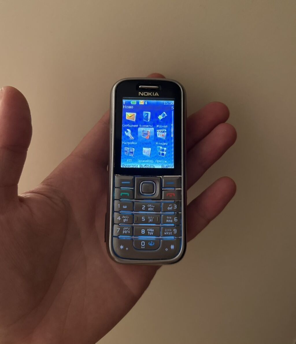 Nokia rəng - Gümüşü, Düyməli — Nokia, Bakı (2)