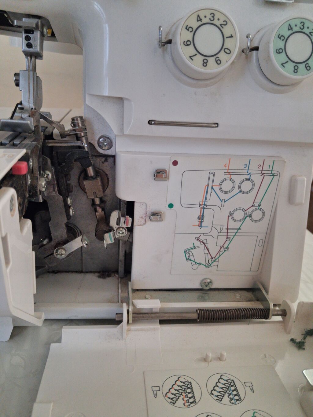 Orjinal Janome MyLock 204D overlok tikiş maşını hec bir problemi — Elektronika, Digah (4)