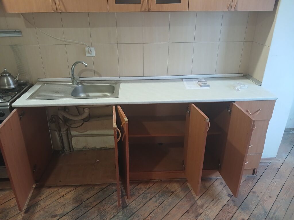 Mətbəx mebeli komplekti - Material: laminat/MDFlam önlü klon şkaf — Mebel, Bakı (8)