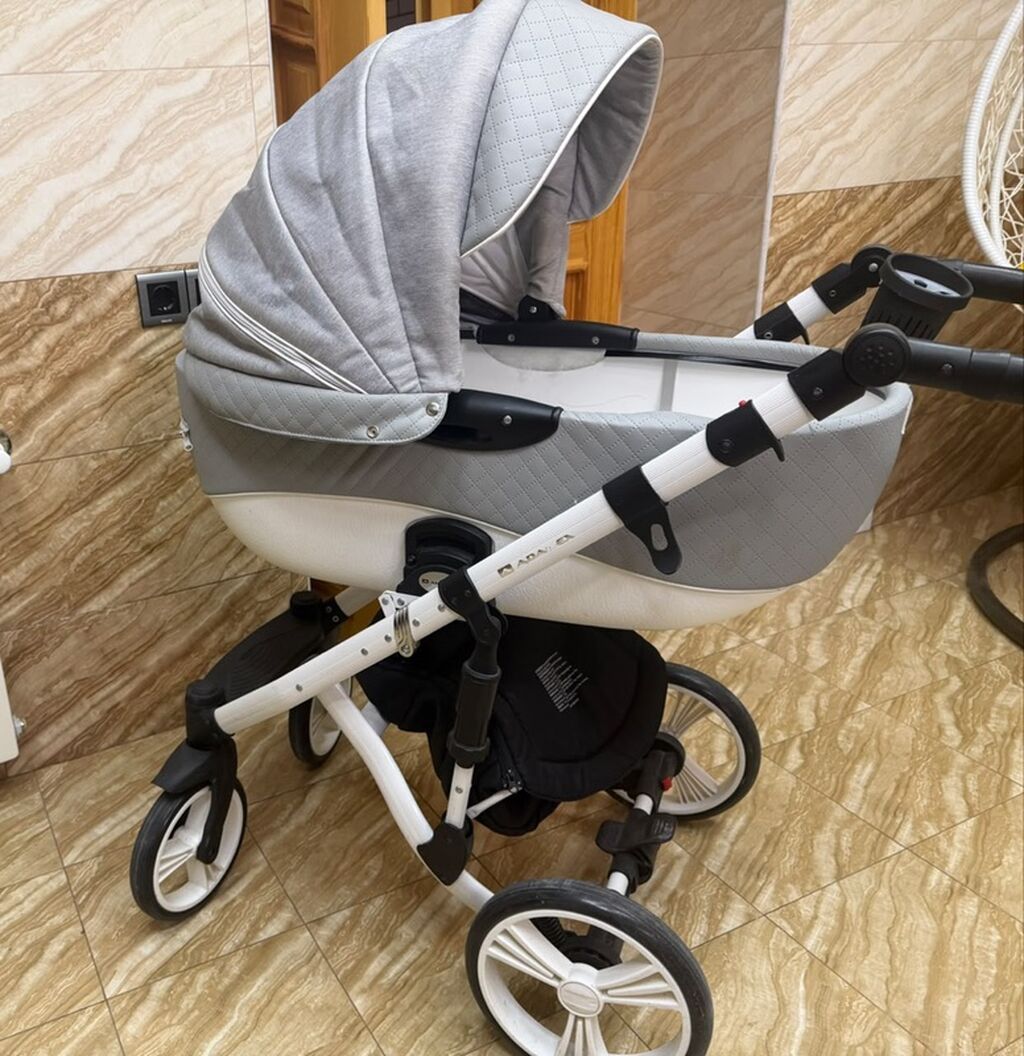 Uşaq arabası – çoxfunksiyalı 2-in-1 model (körpə beşiyi + gəzinti — Uşaq nəqliyyatı, Şəki (4)
