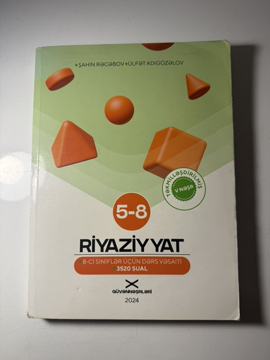 Riyaziyyat 8-ci sinif, 2024 il — Kitablar, Bakı