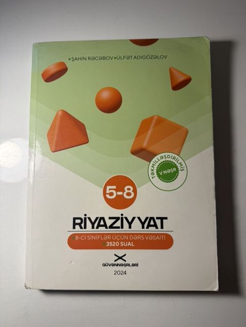 Riyaziyyat 8-ci sinif, 2024 il — Bakı