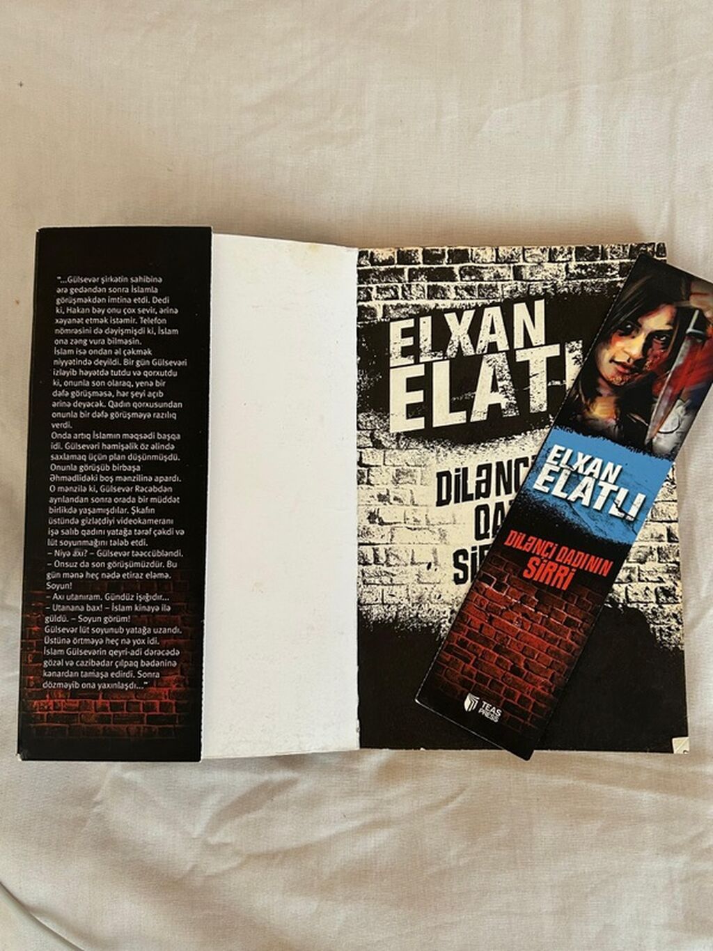 Elxan Elatlının “Dilənçi Qadının Sirri” kitabı - Nəşriyyat: Teas — Kitablar və jurnallar, Bakı (7)