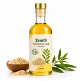 ZemiS Ağ küncüt yağı – 250 ml - Tərkib: 100% təbii ağ küncüt yağı — ZemiS Təbii Bitki Yağları