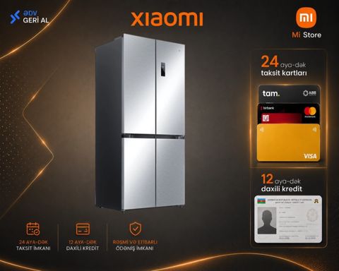 Soyuducu Mijia Refrigerator Cross Door 502L — Bakı