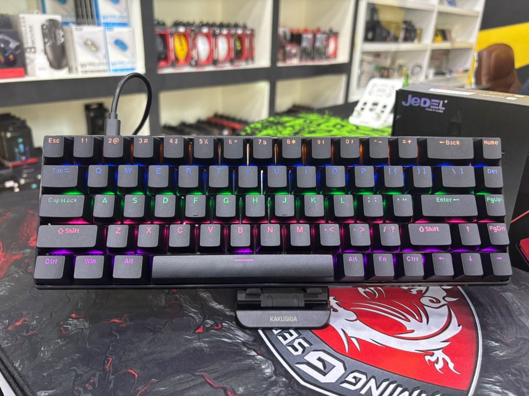 Jedel KL141 Mexaniki klaviatura Drinkey Red Switch (səssiz) — Elektronika, Bakı (8)