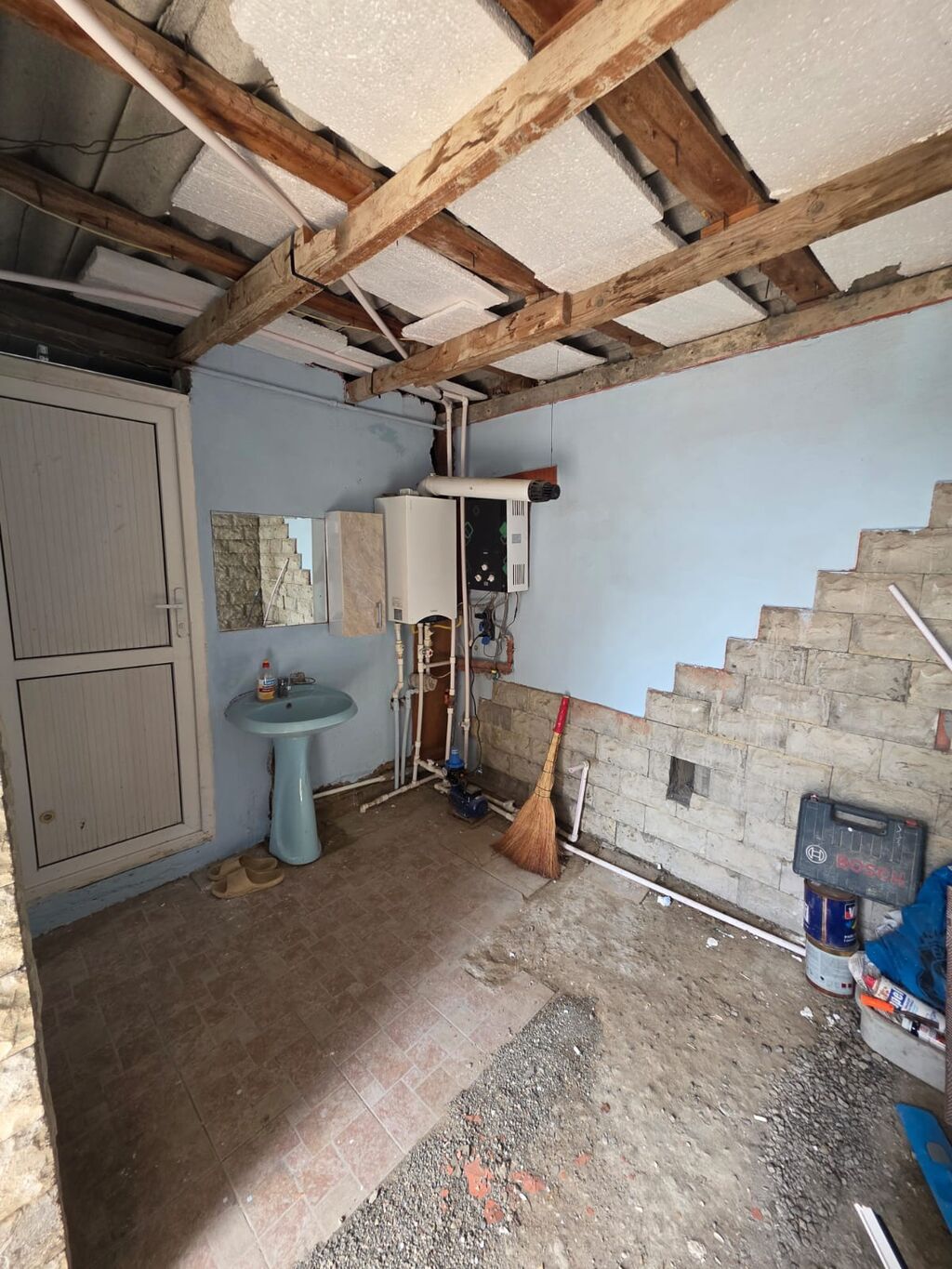 1 otaqlı həyət evi – açıq mətbəxli studio zal + yataq otağı - Ümumi — Daşınmaz əmlak, Bakı (4)