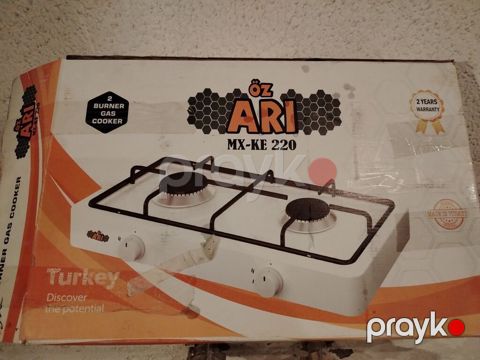 Öz ARI Mx-ke 220 qaz plitəsi - 2 gözlü qaz sobası (2 Burner Gas