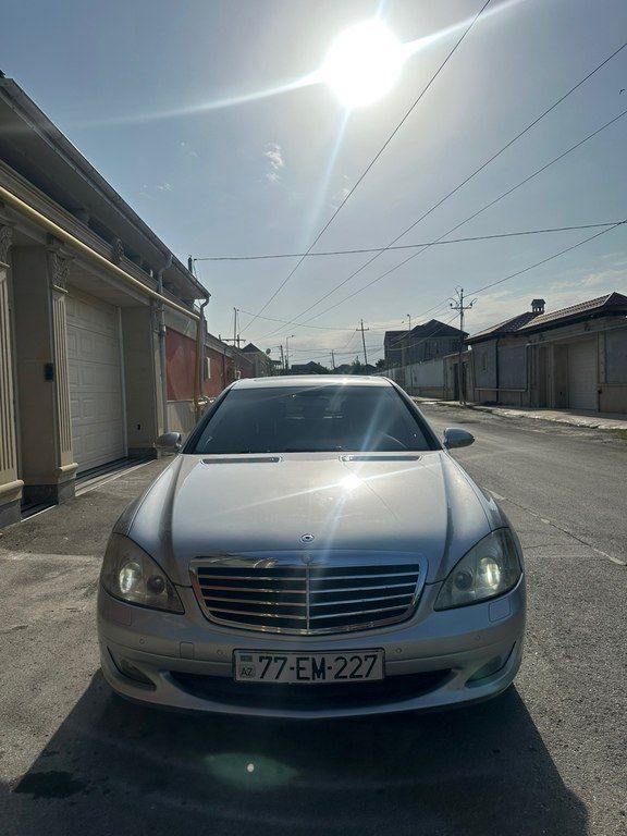 Mercedes S 350, 3.5 L, 2005 il, 184 000 km — Avtomobillər, Bakı (2)