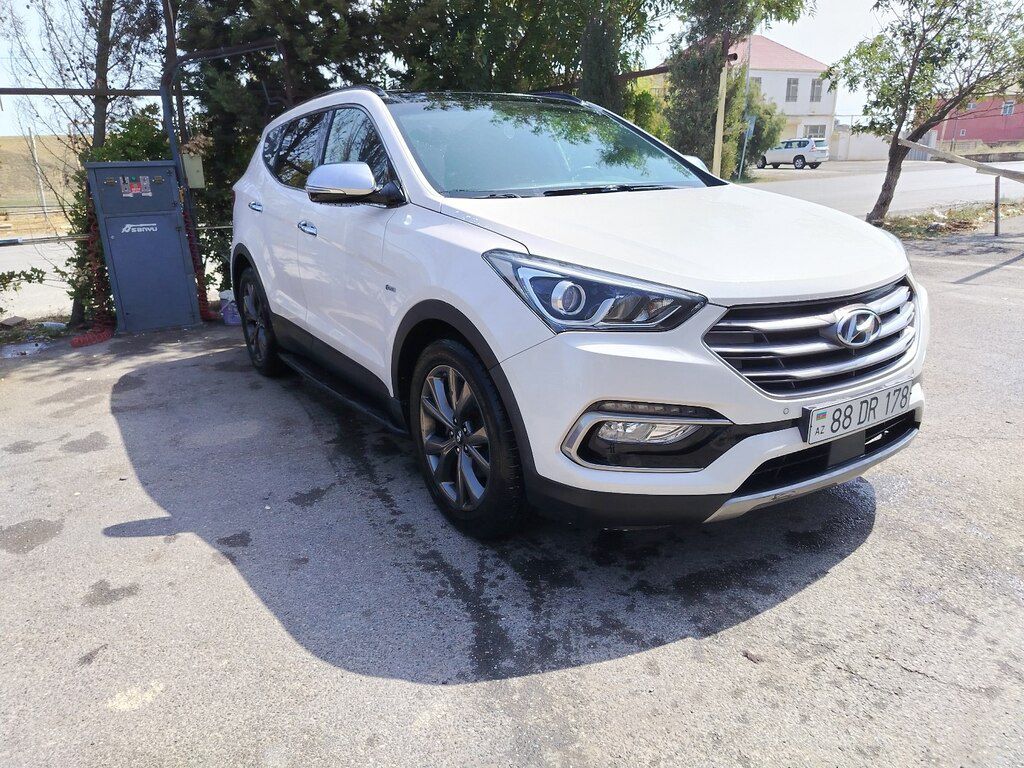 Hyundai Santa Fe, 2.0 L, 2016 il, 193 800 km — Avtomobillər, Bakı (7)