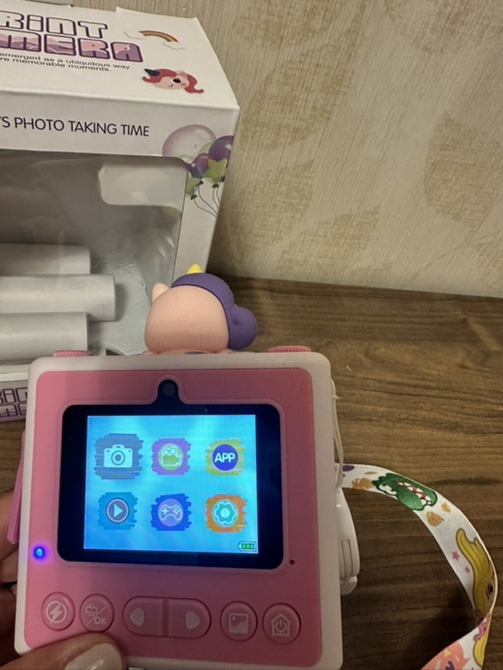 Uşaq üçün rəngarəng “Print Camera” fotokamera Demək olar təzədir 75 — Oyuncaqlar, Bakı (2)