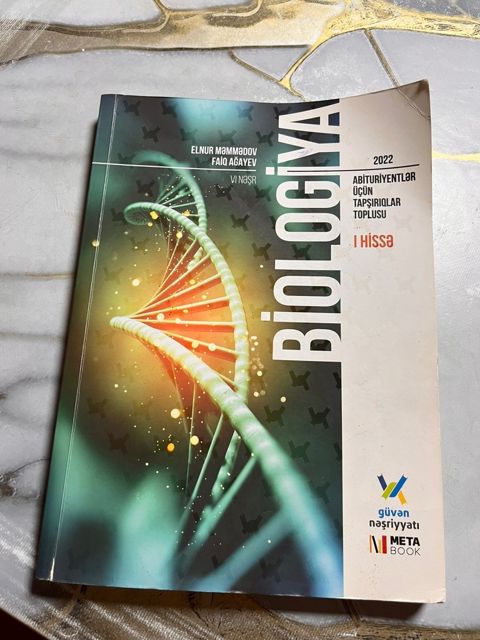 Test bankı Biologiya — Bakı