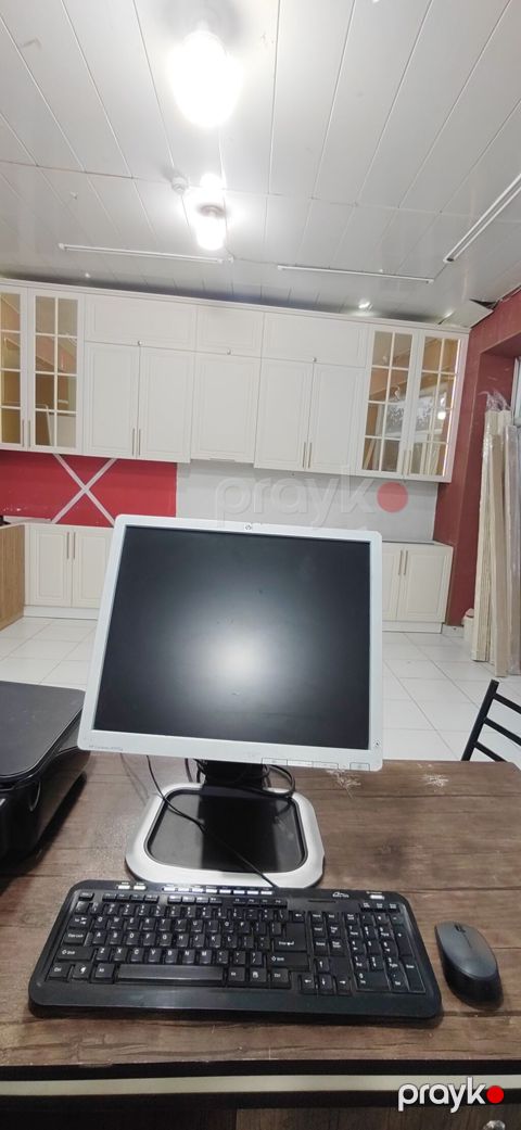 HP Compaq LA1951g LCD monitor + klaviatura və siçan dəsti - Ekran — Sumqayıt