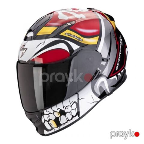 Motosiklet dəbilqəsi Scorpıon EXO 491 Pırate Red