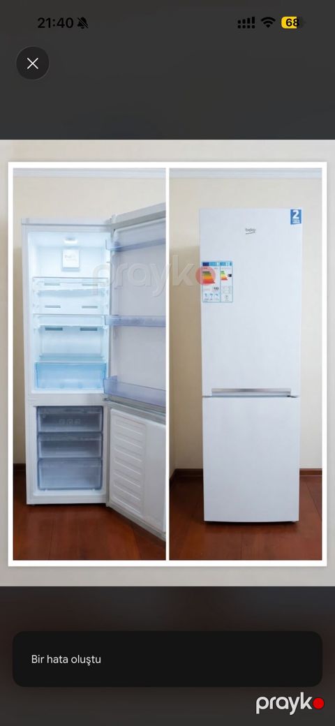 Yeni 2 qapılı Beko Soyuducu Satılır, rəng - Ağ — Bakı