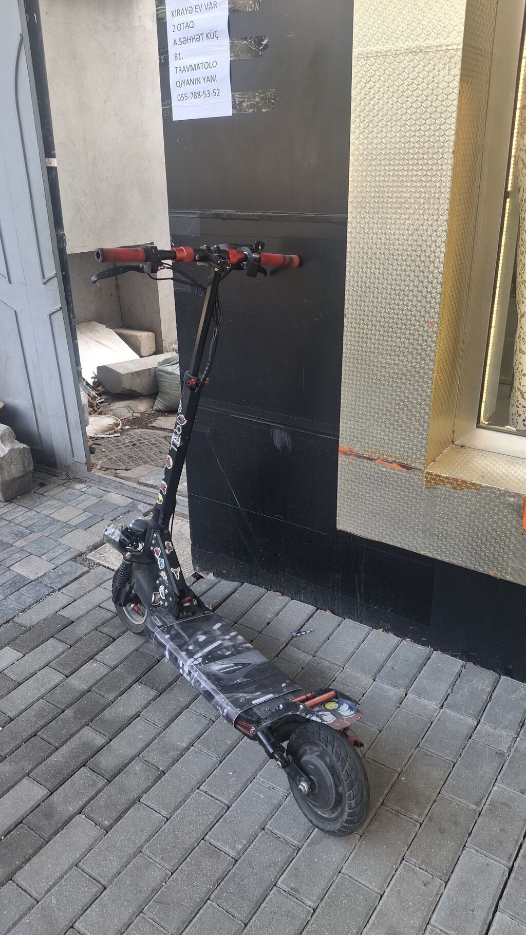 Elektrik skuter – güclü off-road tipli şəhər modeliskuter əla — İdman, hobi, istirahət, Bakı (3)