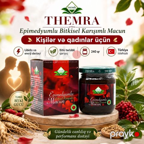 Themra epimedyumlu bitkisel məcun 240 qr Epimedyumlu Macun — Bakı