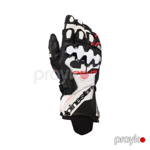 Motosiklet əlcəyi Alpinestars GP Plus R V3 dəri motosiklet əlcəyi – Qara/Ağ – M