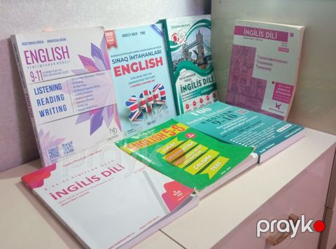 İngilis dili üzrə dərslik və test topluları dəsti Məzmun: - 9–11-ci
