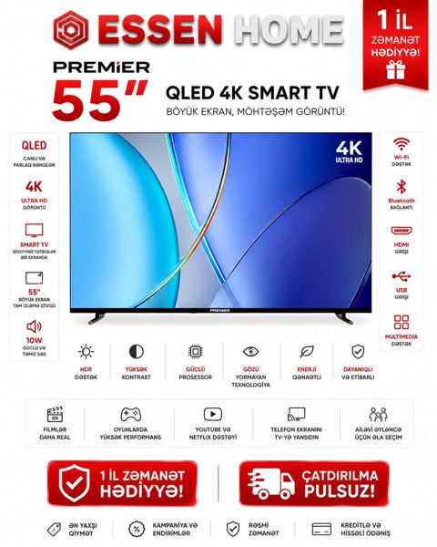 Televizor Premier 55PRM2030 — Xırdalan
