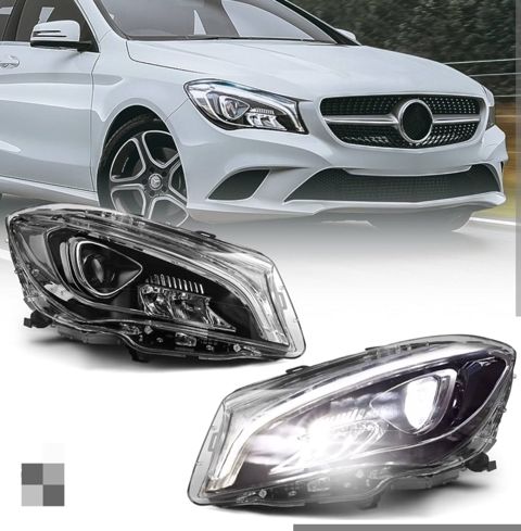 Mercedes W117 fara LED lampalı — Bakı