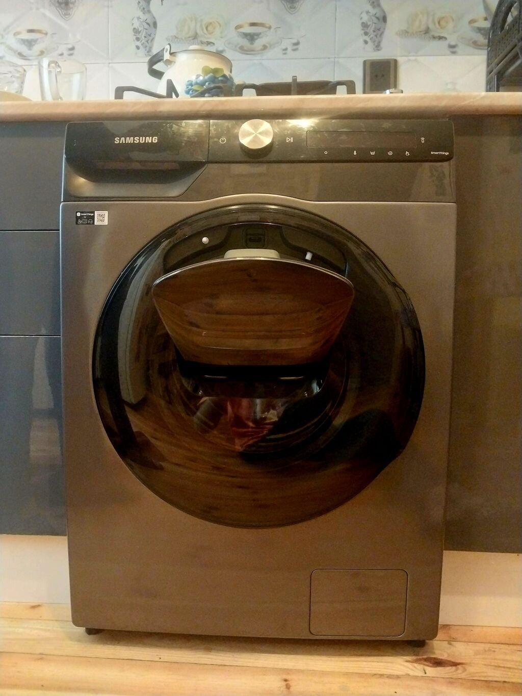 Paltaryuyan maşın Samsung, 9 kq, Yeni, Avtomat, Qurutma var — Paltaryuyan maşınlar, Digah (2)