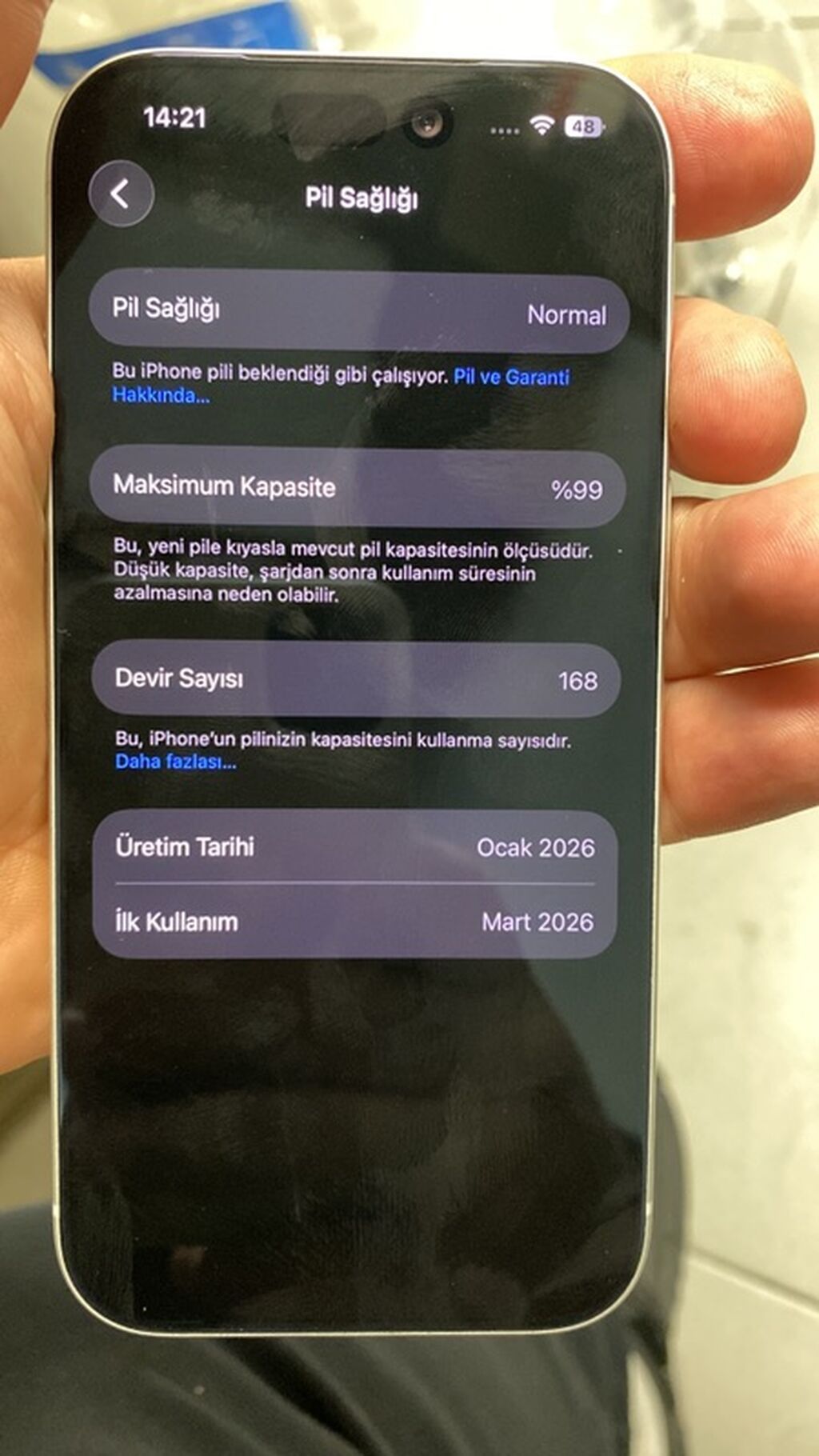 IPhone 17 Pro, 256 GB, Gümüşü, Face ID — Apple iPhone, Digah (2)