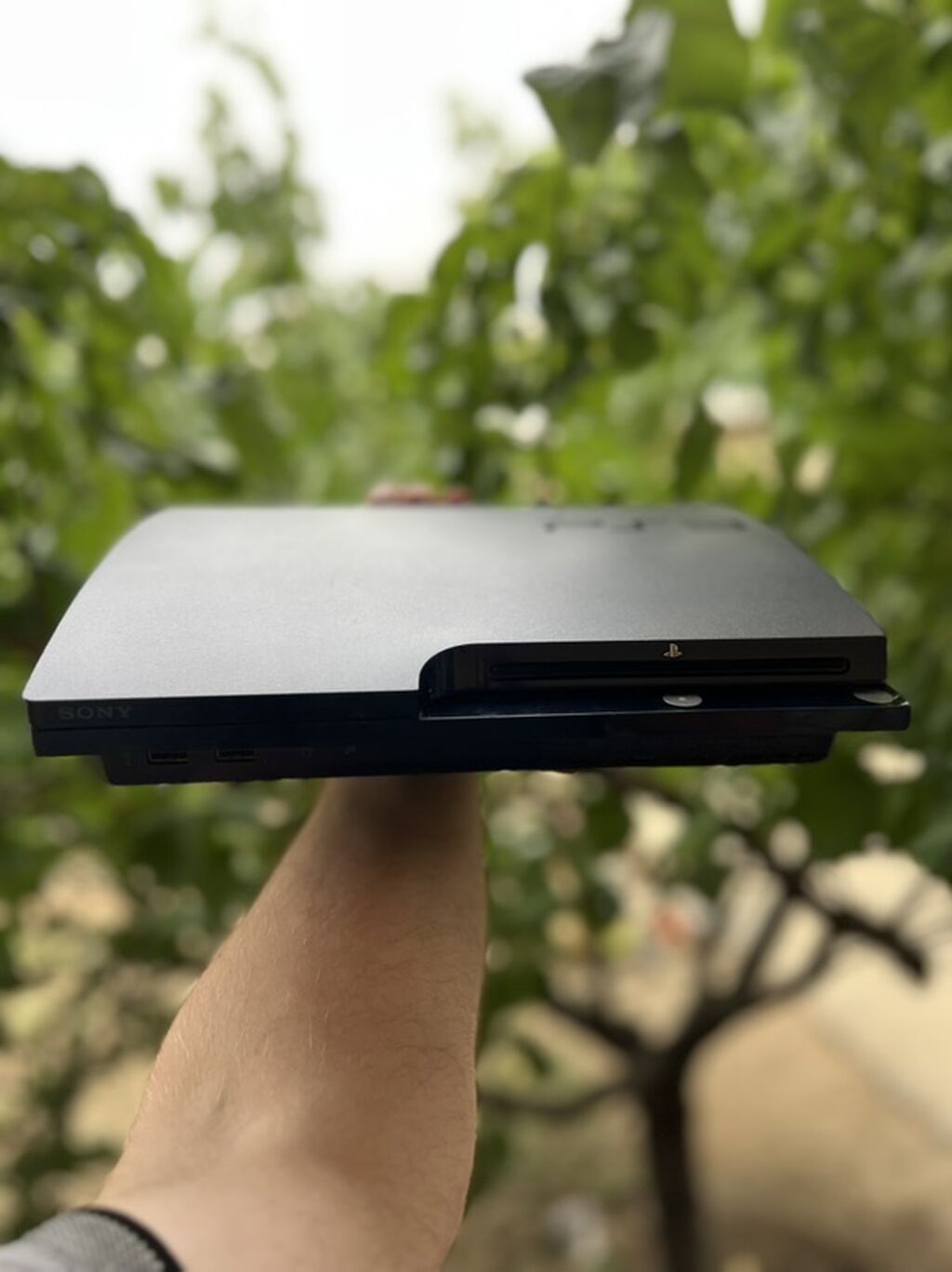 Sony PlayStation 3 Slim oyun konsolu - Model: PS3 Slim (mat qara — Elektronika, Gəncə (5)