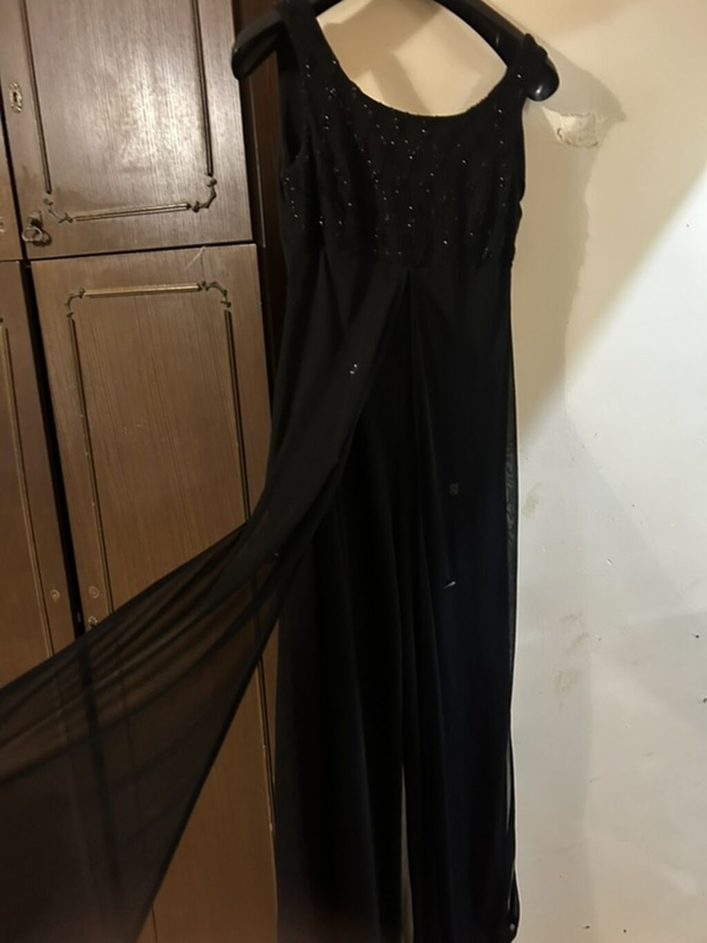 Qara axşam geyimi – Türkiyədə istehsal, 100% rayon - Material: 100% — Şəxsi əşyalar, Bakı (3)